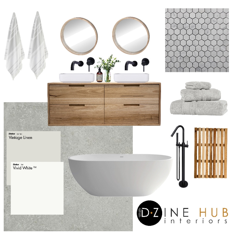 Bathroom Mood Board by D'Zine Hub Interiors on Style Sourcebook
