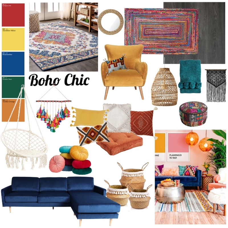 Boho Chic Mood Board by Shasie on Style Sourcebook