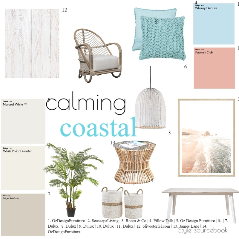 coastal Mood Board by Melinda Paynter on Style Sourcebook