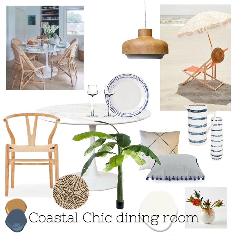 Coastal Chic dining room Mood Board by Annemarie de Vries on Style Sourcebook