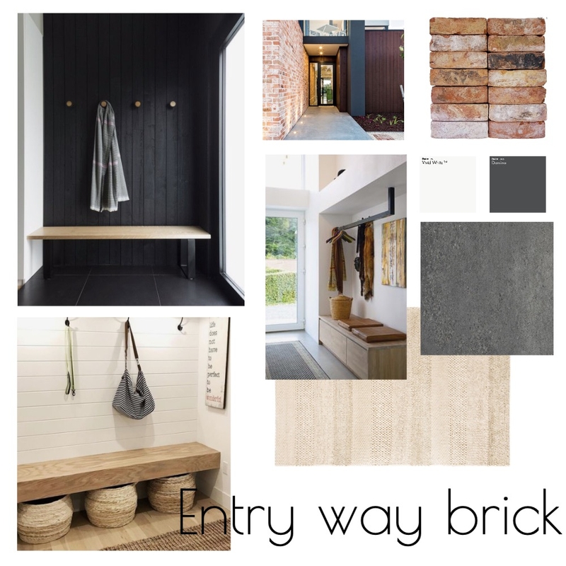 Venkata entry way two - brick Mood Board by Dimension Building on Style Sourcebook