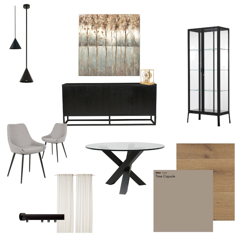 Contemporary Dining Room Mood Board by Kahli Jayne Designs on Style Sourcebook