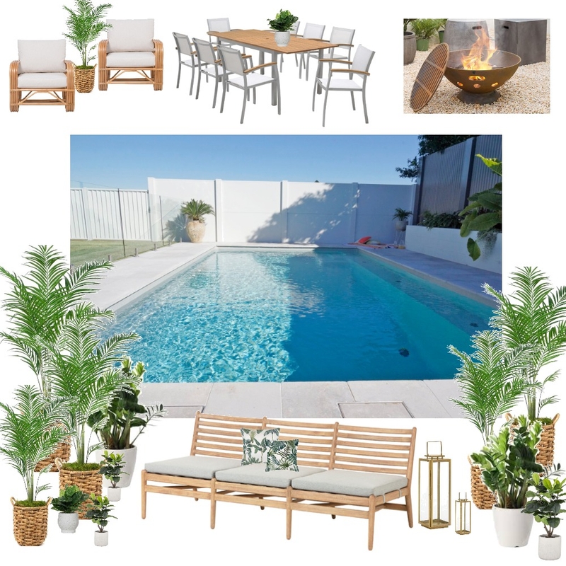 Poolside Mood Board by Tanny on Style Sourcebook