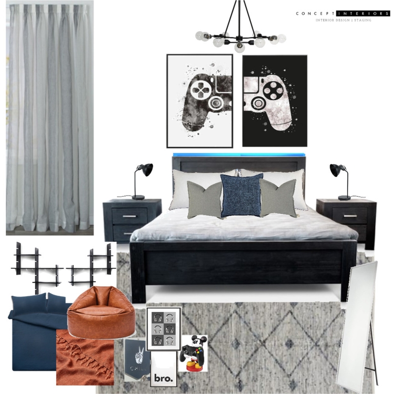 Client boys room Mood Board by Shea_Homes on Style Sourcebook