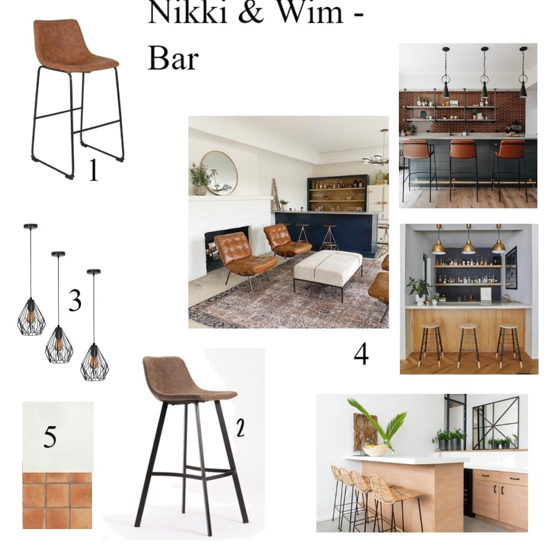 Nikki & Wim - Bar Mood Board by Nuria on Style Sourcebook