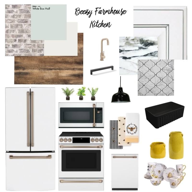 Beezy Farmhouse Kitchen Mood Board by CBMole on Style Sourcebook