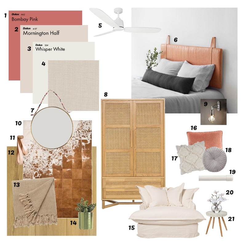 Relaxing Guest Bedroom // Brief 9 Mood Board by Lauren Thompson on Style Sourcebook