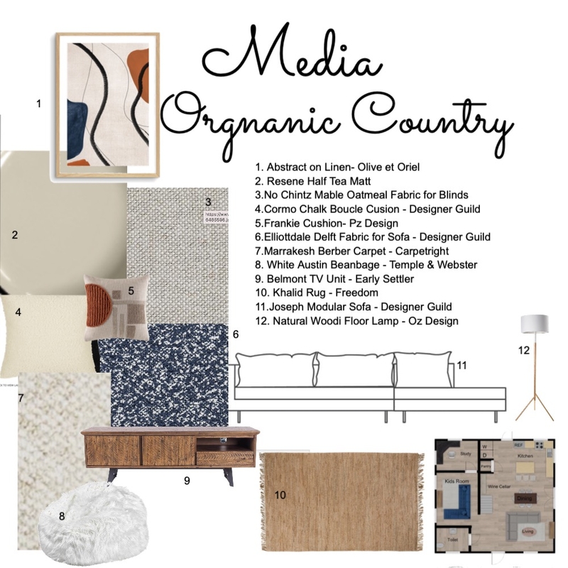 Media - Organic Country Mood Board by Kerry-Jayne on Style Sourcebook