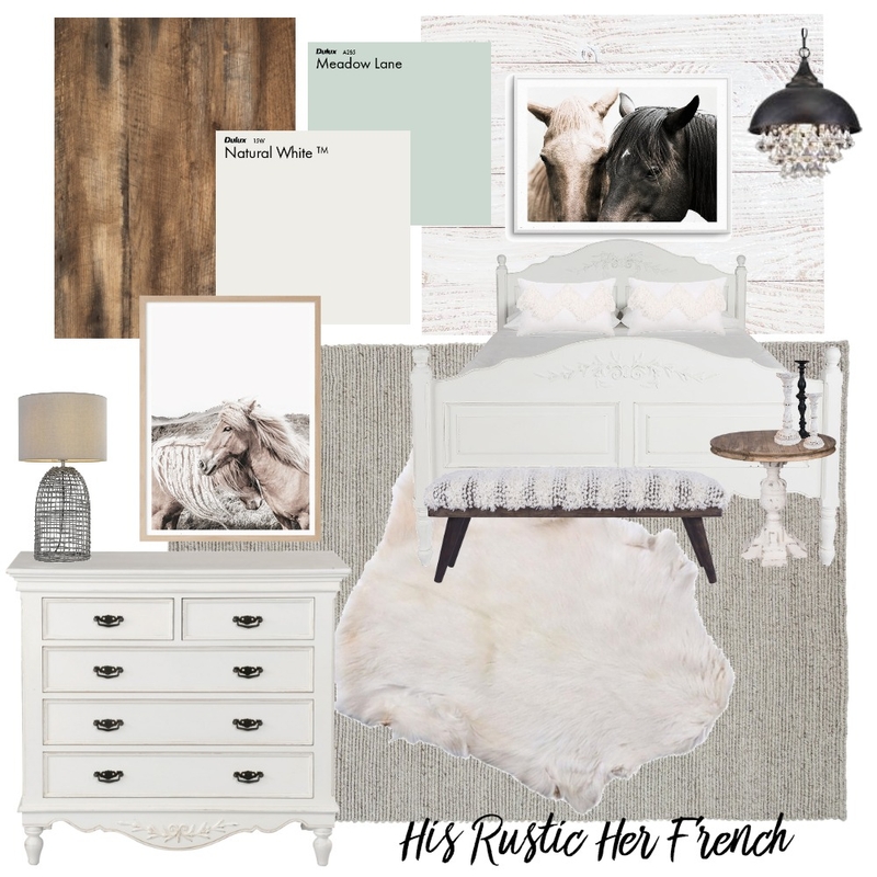 His Rustic Her French Mood Board by CBMole on Style Sourcebook