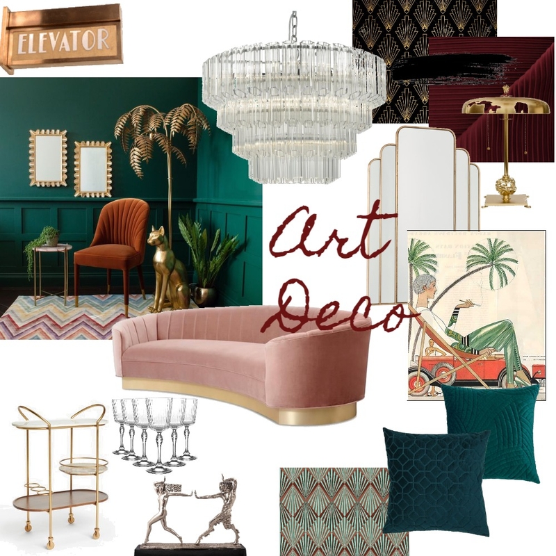 Art Deco Mood Board 3 Mood Board by Beatricezanarotti on Style Sourcebook