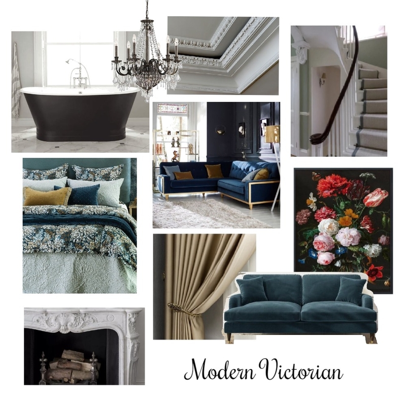 Modern Victorian Style Mood Board by haideew on Style Sourcebook