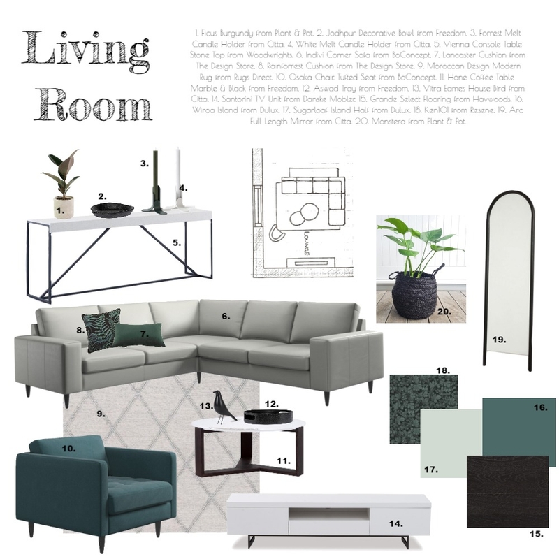 Living Room Mood Board by the.names.phoebe on Style Sourcebook