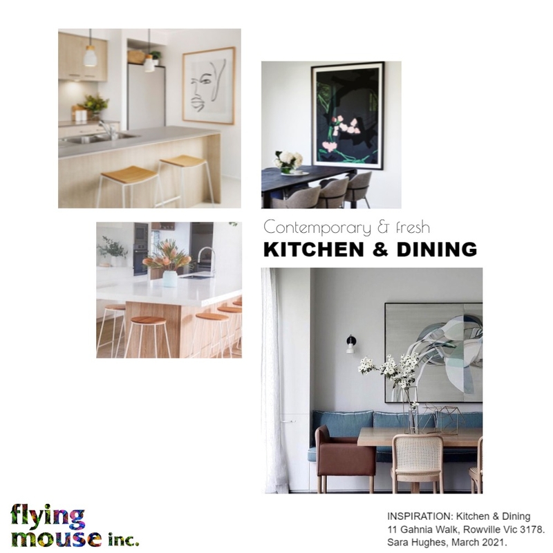 Sara- Contemporary Dining & Kitchen Mood Board by Flyingmouse inc on Style Sourcebook