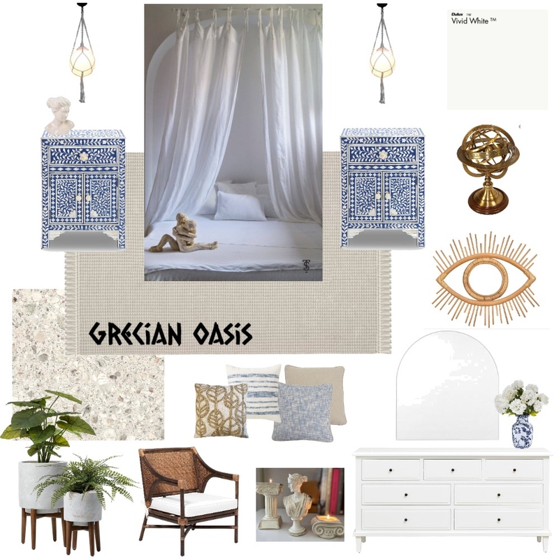 Grecian Oasis Mood Board by Kassandra Debattista on Style Sourcebook