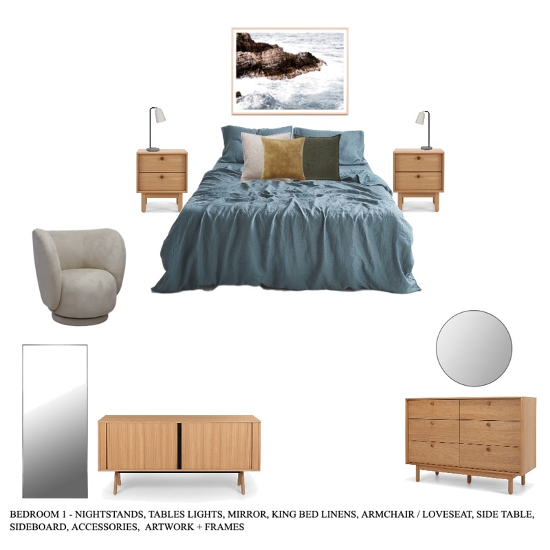 Lou- Bedroom 1 Mood Board by A&C Homestore on Style Sourcebook