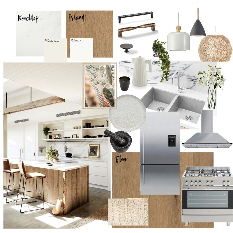 kitchen two tone flat cabinet Mood Board by NatalieDee on Style Sourcebook