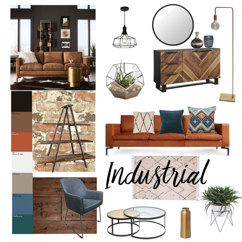 Industrial Mood Board by annazuchniarz on Style Sourcebook