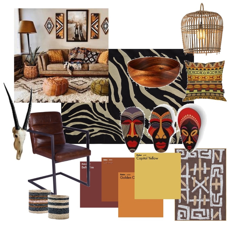 African Mood Board by baxterkel on Style Sourcebook