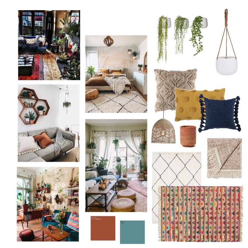 Bohemian Mood Board by baxterkel on Style Sourcebook