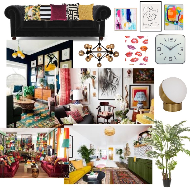 Eclectic Mood Board by baxterkel on Style Sourcebook