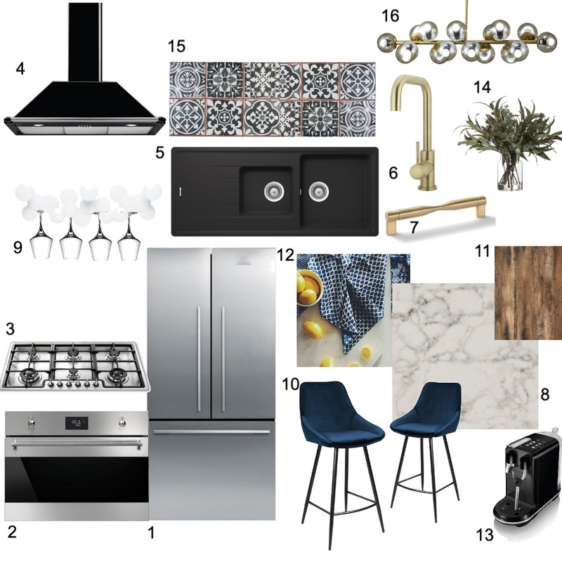 Kitchen Moodboard Mood Board by KAVIAR ARCHITECTURAL STUDIO on Style Sourcebook