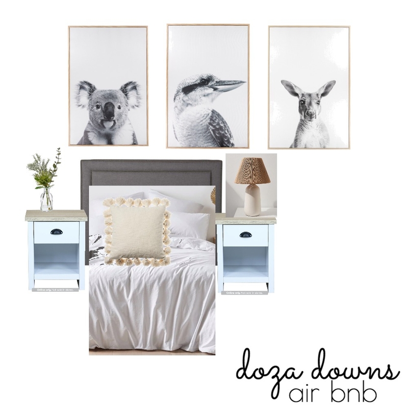 Doza Downs AIR BNB (BED1) Mood Board by Dominelli Design on Style Sourcebook