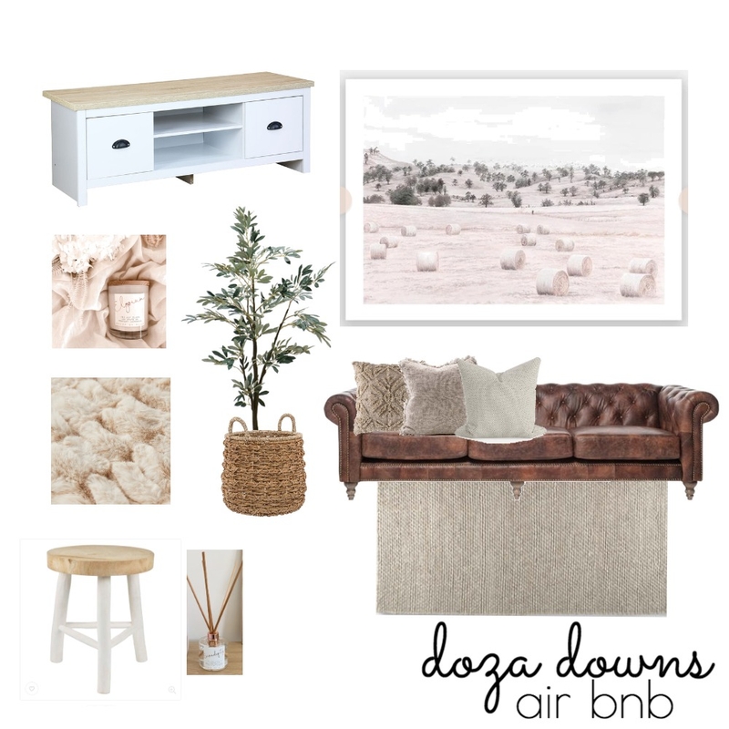 Doza Downs AIR BNB Mood Board by Dominelli Design on Style Sourcebook