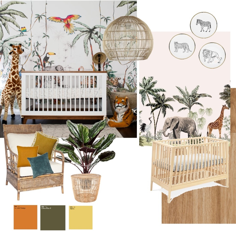 Tropical Nursery Mood Board by vmunizdesigns on Style Sourcebook