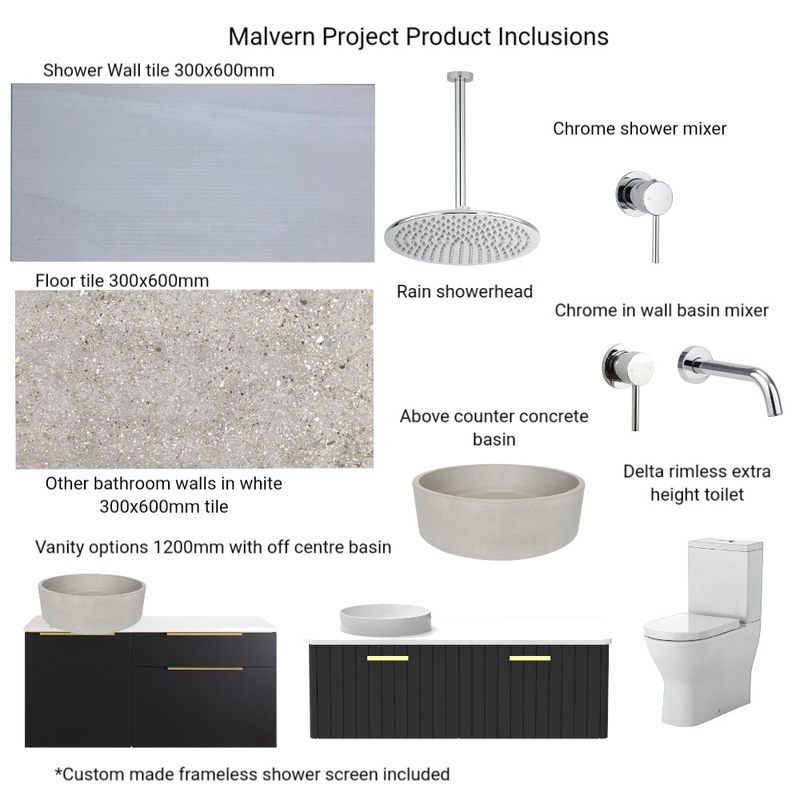 Malvern bathroom Mood Board by Hilite Bathrooms on Style Sourcebook