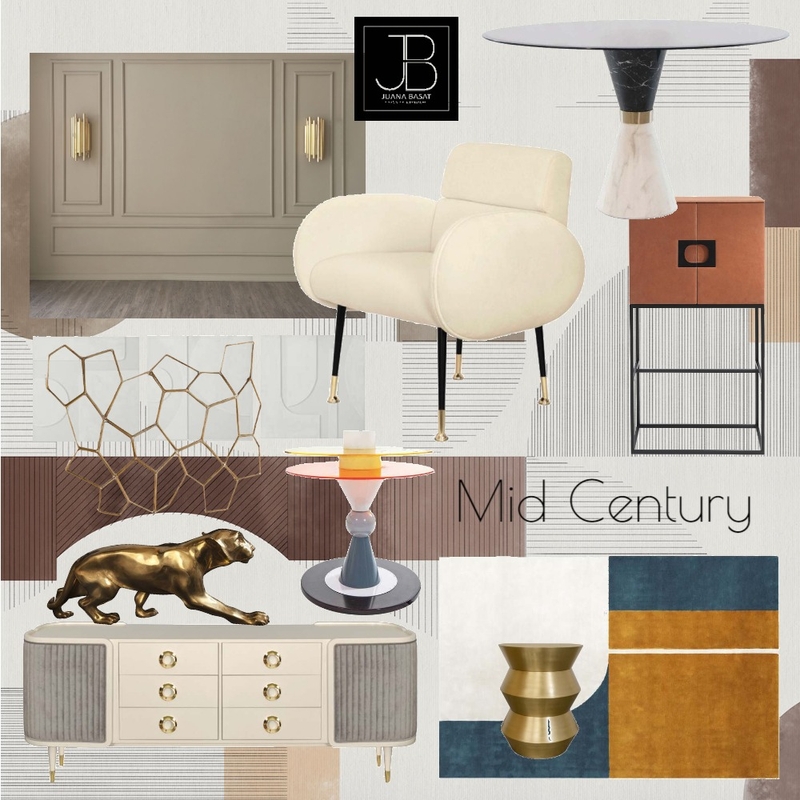 Mid century 2 Mood Board by Juana Basat on Style Sourcebook