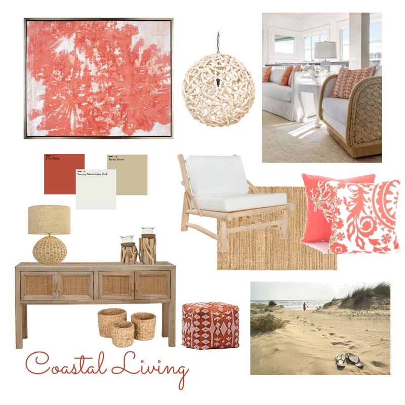 Coastal Living Mood Board by Sarah Schwer on Style Sourcebook