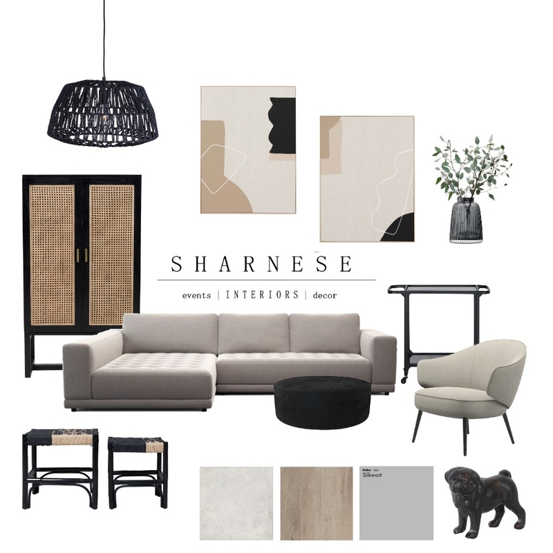 Contemporary Living Room Mood Board by jadec design on Style Sourcebook