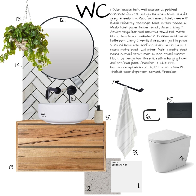 WC Mood Board by Kirsty taylor on Style Sourcebook