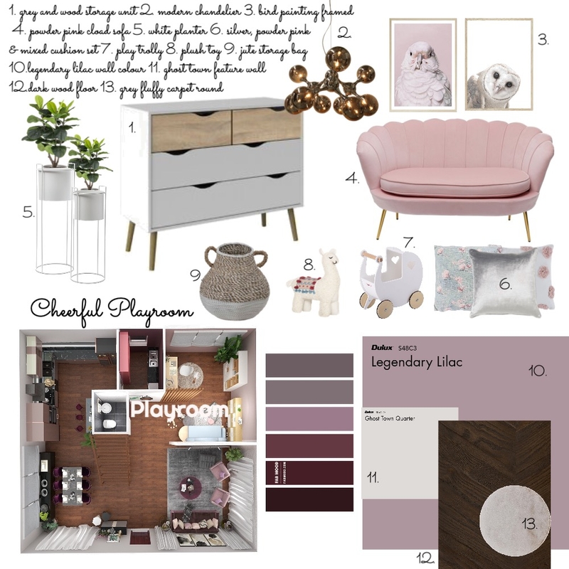 playroom Mood Board by nameethadinesh on Style Sourcebook