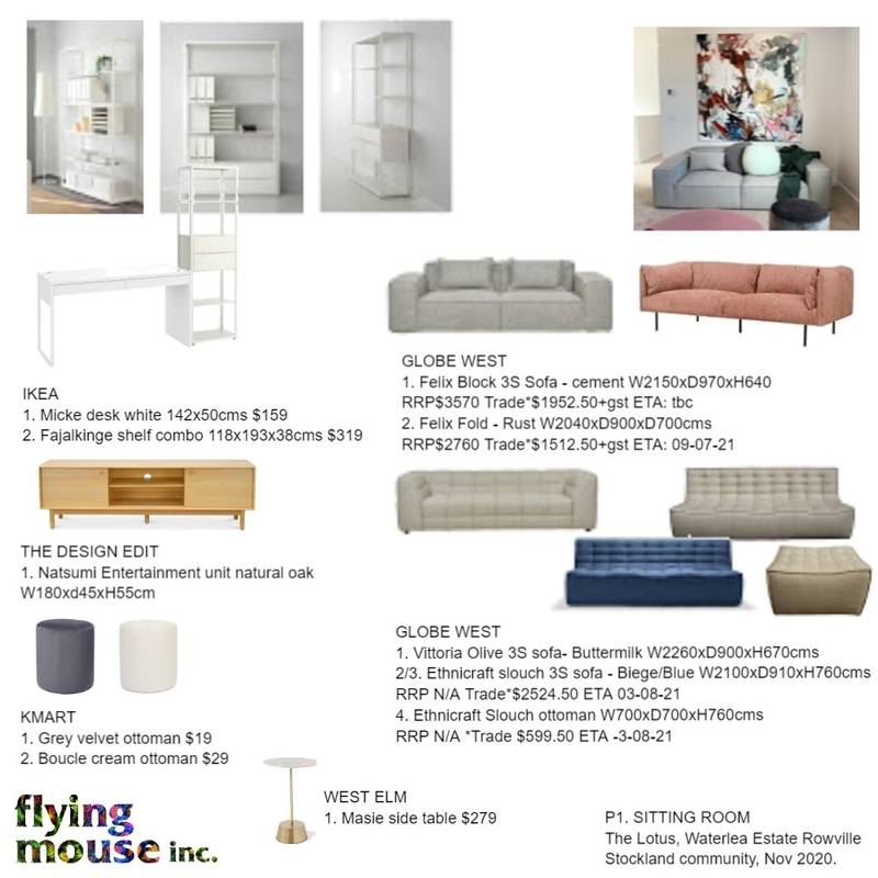 Sara- Sitting room Mood Board by Flyingmouse inc on Style Sourcebook