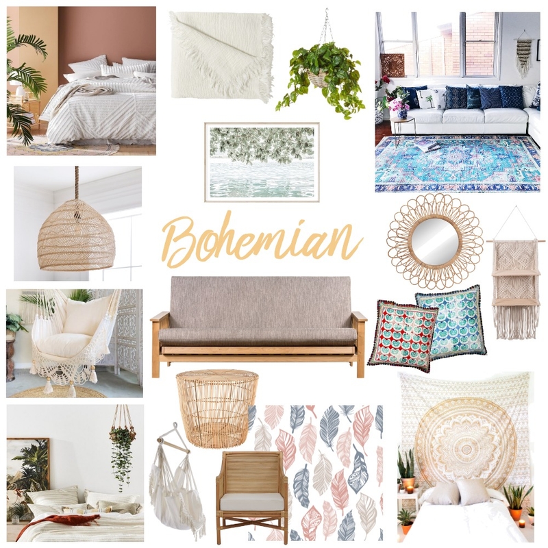 bohemian Mood Board by undefined on Style Sourcebook