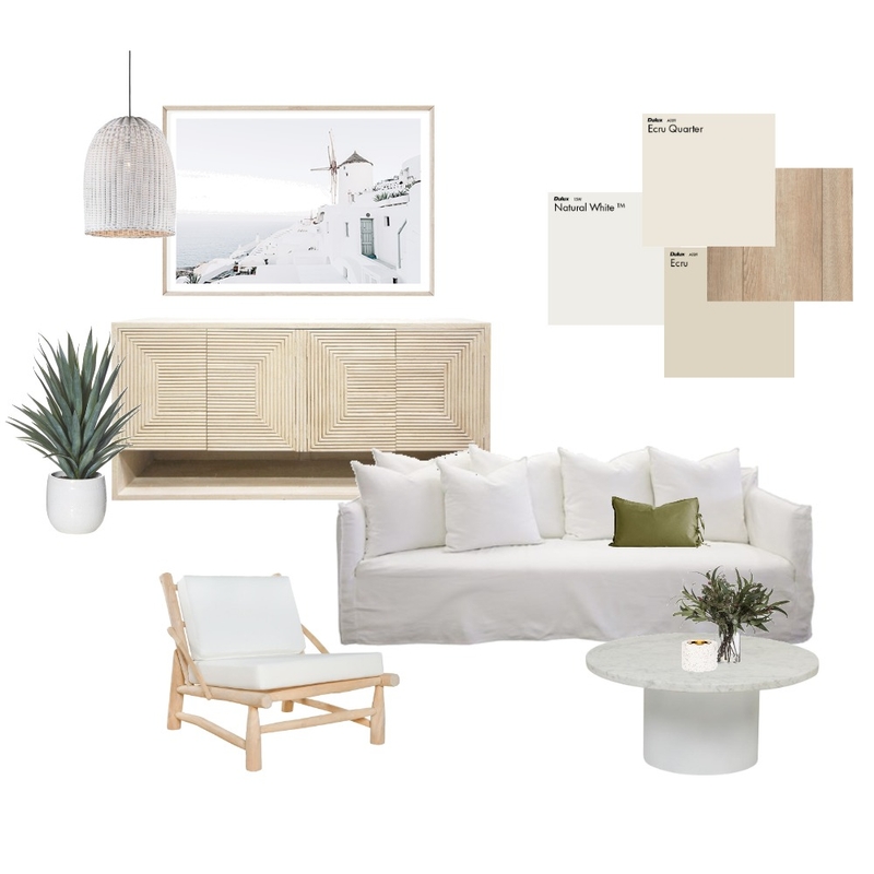 Greece Living Mood Board by SALT SOL DESIGNS on Style Sourcebook