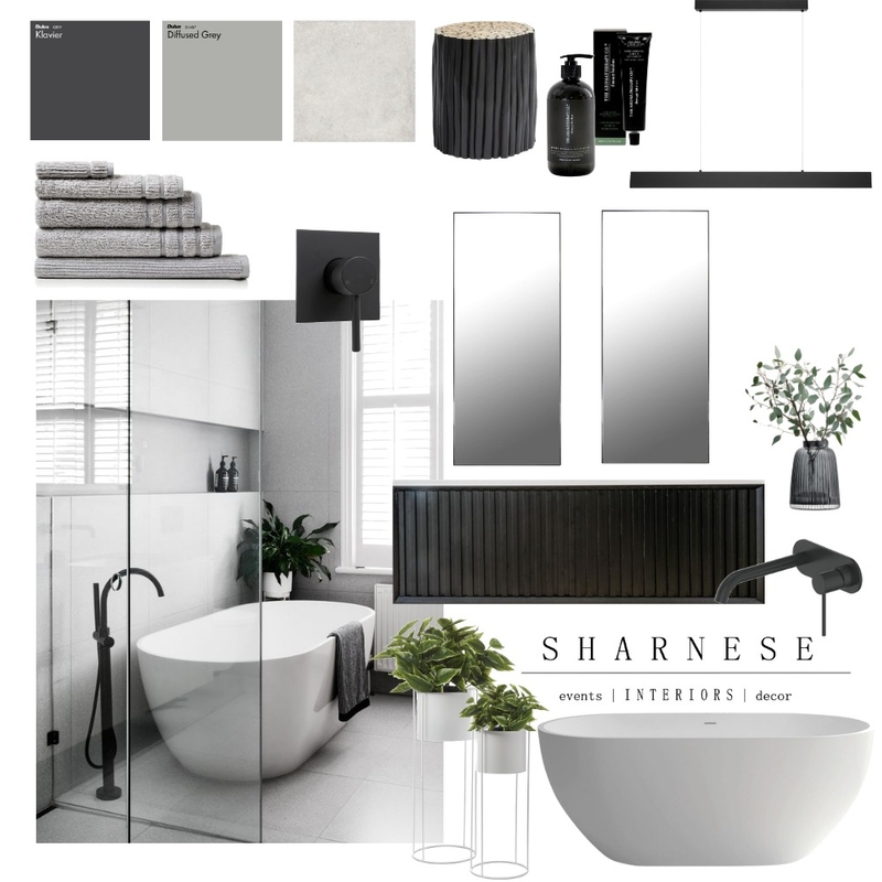 Sleek and Contemporary Bathroom Mood Board by jadec design on Style Sourcebook