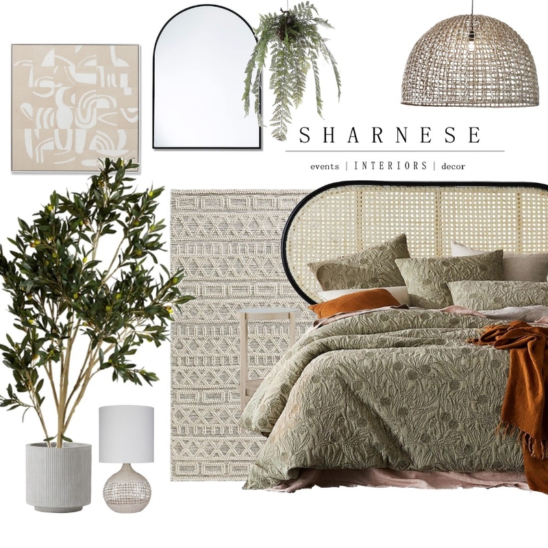 Boho Adairs Bedroom Mood Board by jadec design on Style Sourcebook