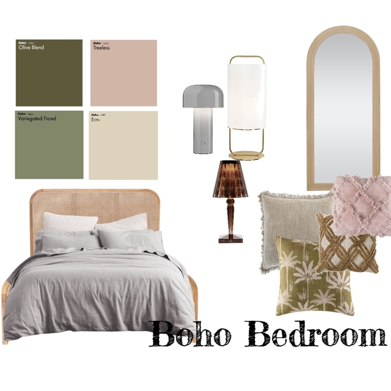 Boho Bedroom Mood Board by nikki odonnell on Style Sourcebook