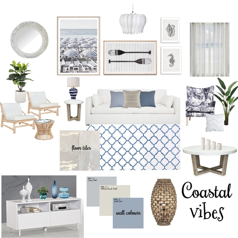 Coastal Vibes Mood Board by Pzelaumazzone on Style Sourcebook