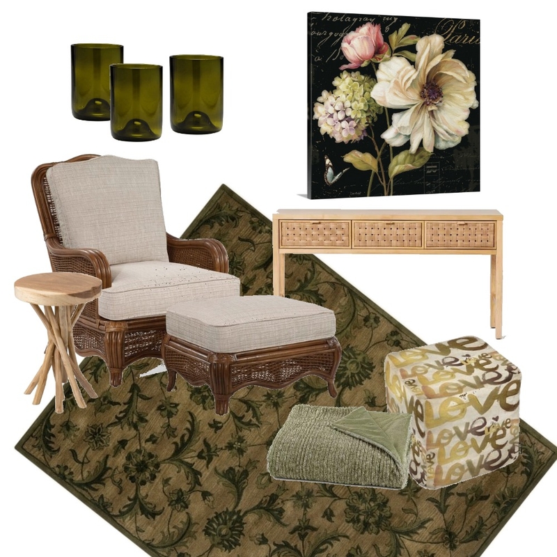 Olive Room Mood Board by Twist My Armoire on Style Sourcebook