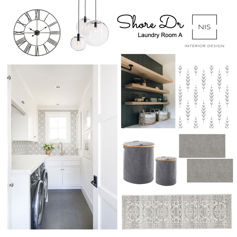 Shore Dr Laundry Room (option A) Mood Board by Nis Interiors on Style Sourcebook