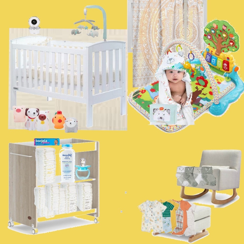 Baby Nursery Mood Board by Kaitlin Kirby on Style Sourcebook