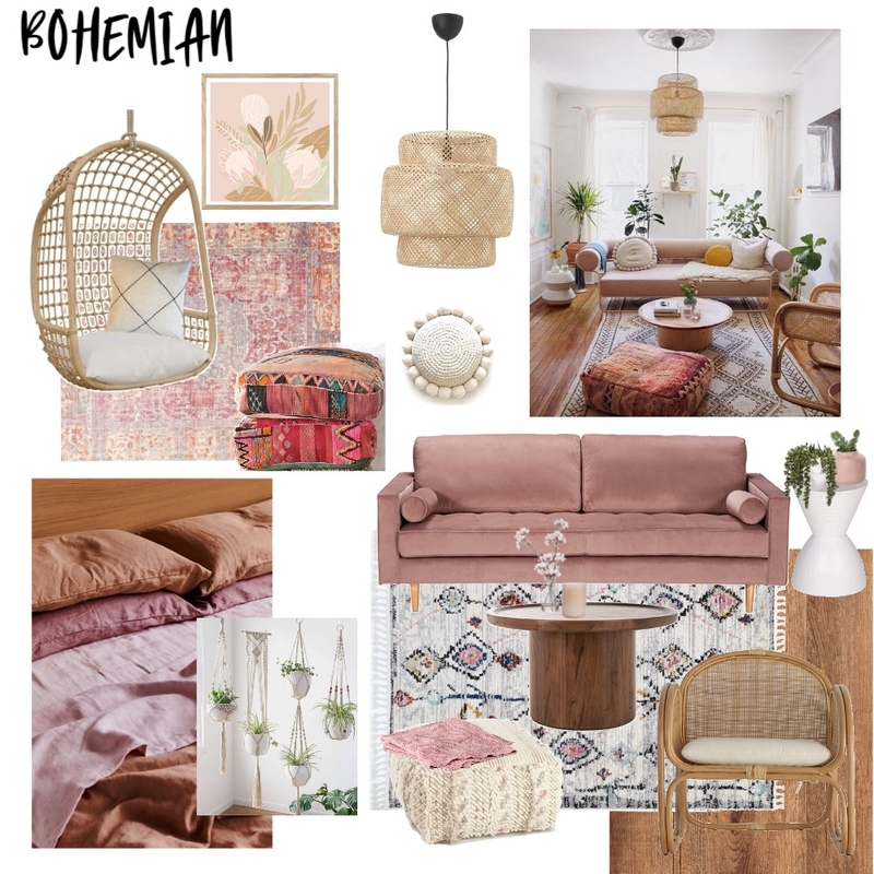 Mood board-Bohemian Mood Board by Jordan Rae Brown on Style Sourcebook