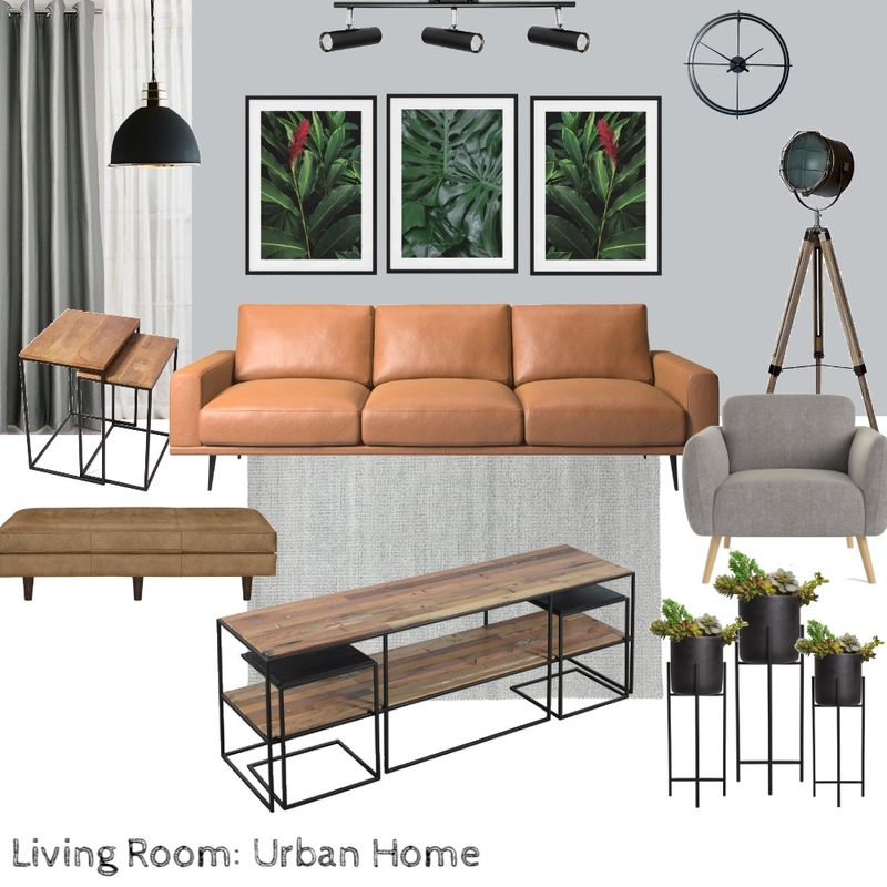 Urban Home: Living Room Mood Board by Pranjal Jain on Style Sourcebook