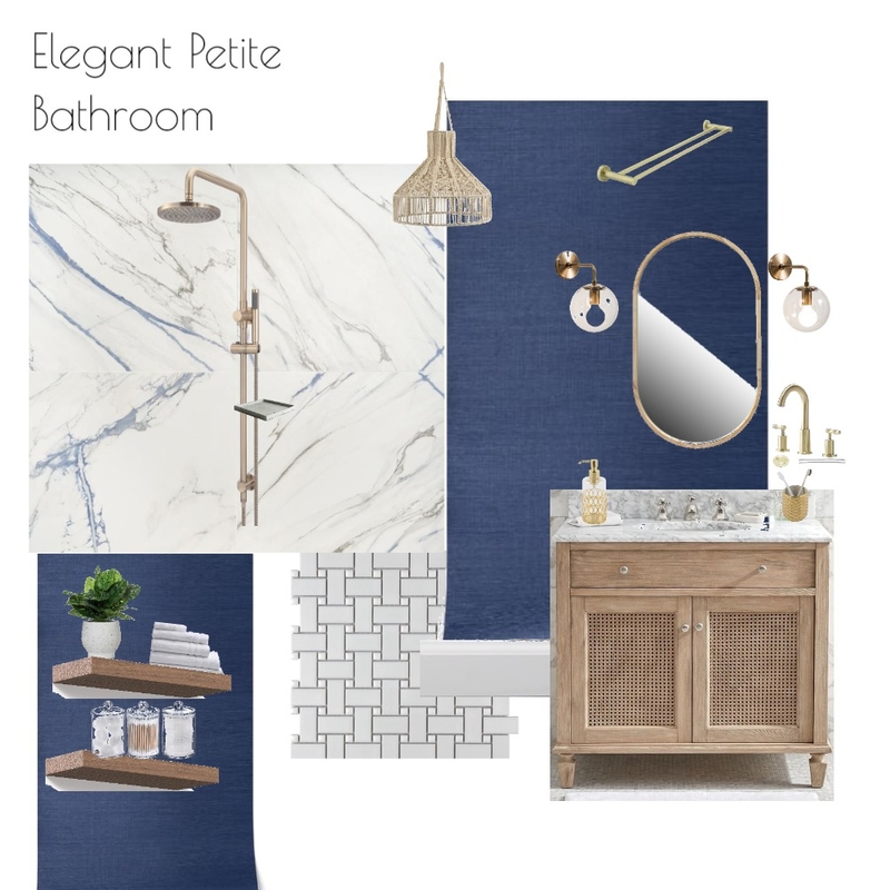 Elegant Petite Bathroom Mood Board by jazel on Style Sourcebook