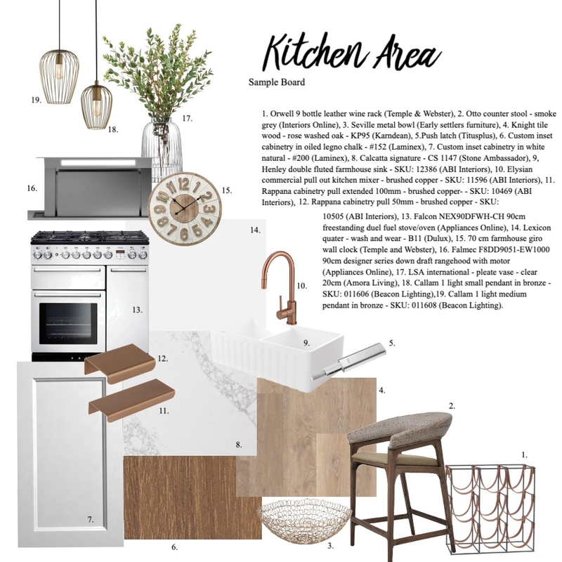 Michelle C - Kitchen Renovation Mood Board by SamanthaRitchieInteriors on Style Sourcebook