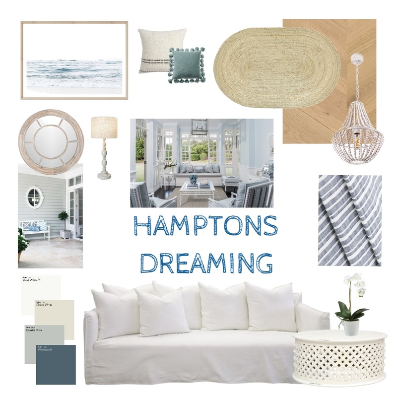 Hamptons Dreaming Mood Board by jrwackrow on Style Sourcebook