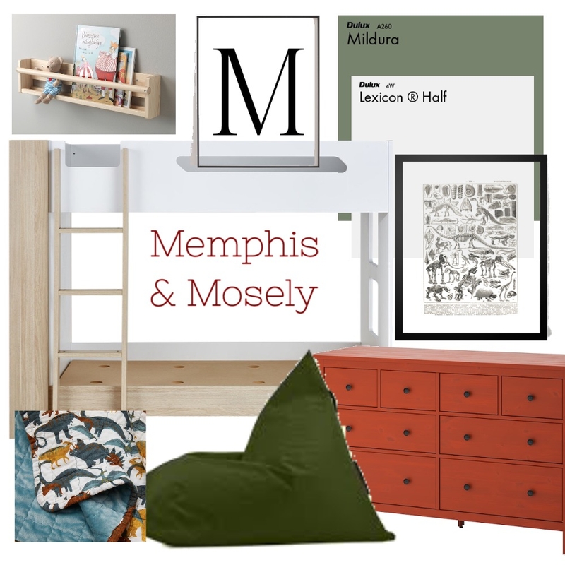 joint boys room Mood Board by KG on Style Sourcebook